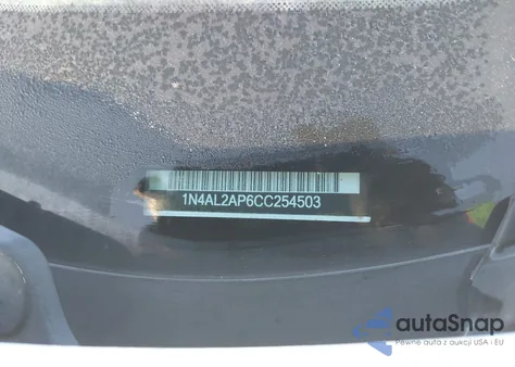 2012 Nissan Altima 2.5 S from USA, damaged, VIN 1N4AL2AP6CC254503